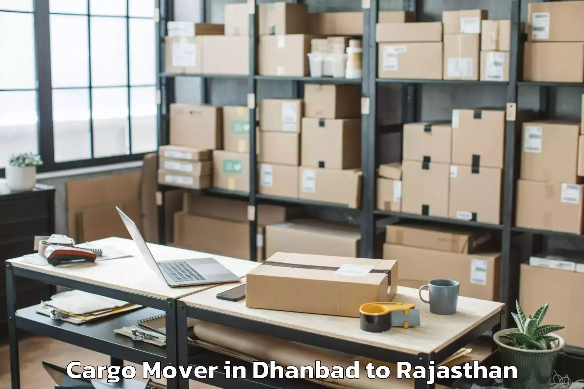 Reliable Dhanbad to Udaipurwati Cargo Mover